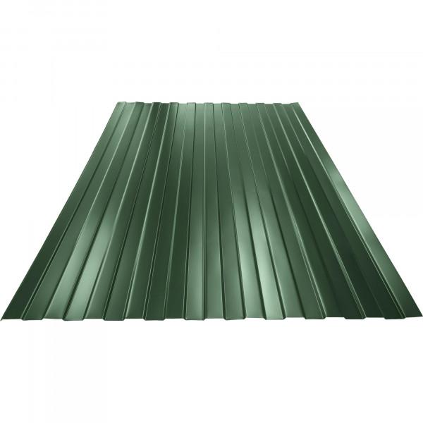 Профнастил С8 RAL 6005 (зелёный), 0.4 мм