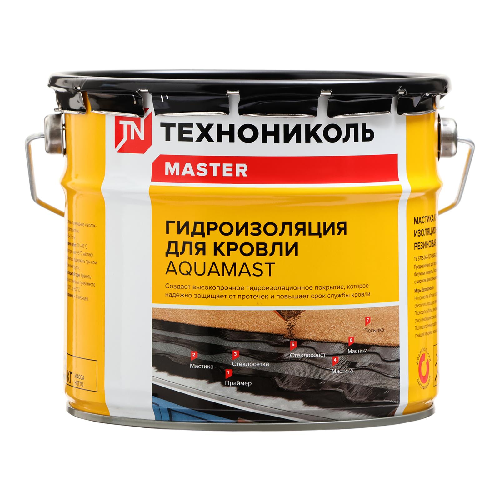 Мастика битумно-резиновая AquaMast, 20 кг